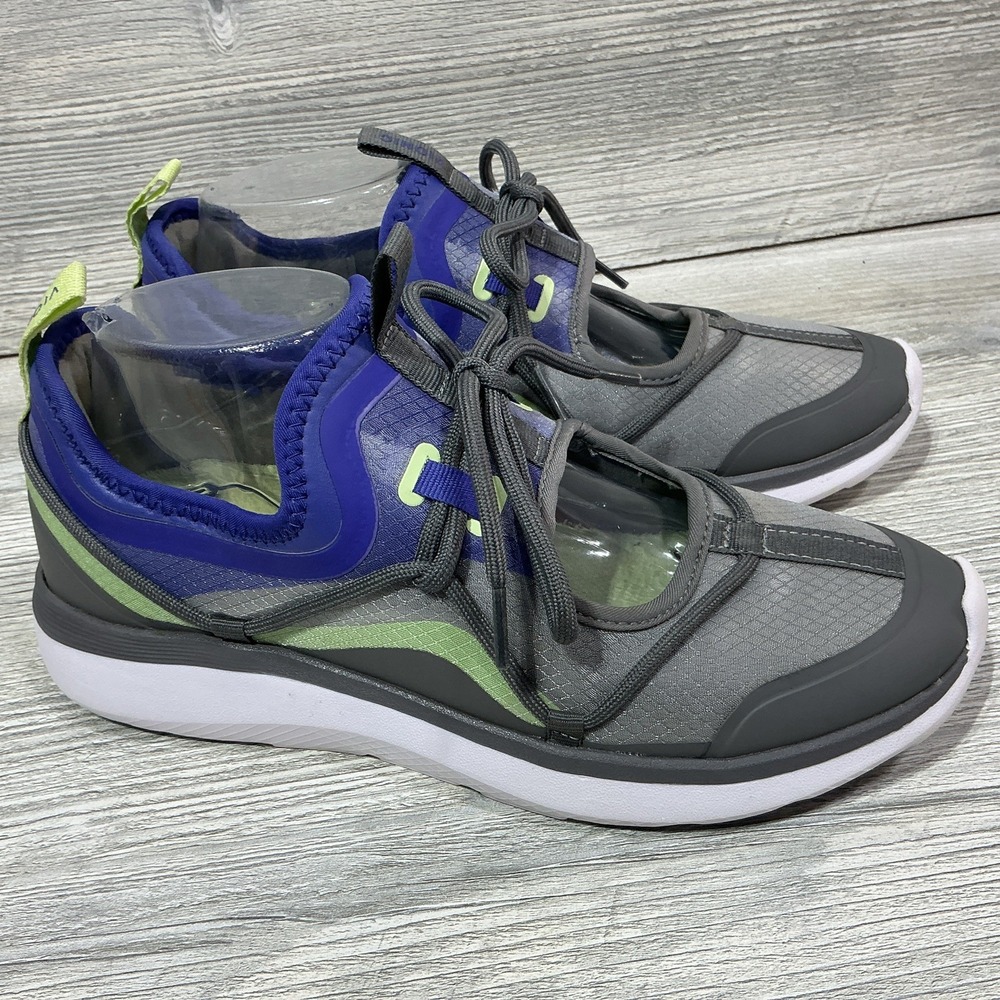 Vionic Womens Giselle Walking Orthotic Gray Comfort Shoes Sneakers US 8.5 M
